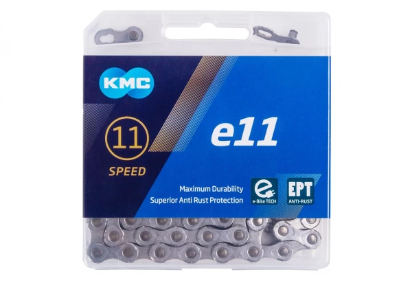 Chaine VAE KMC E11 EPT 11V 136 Maillons Argent 4 Chaine VAE KMC E11 EPT 11V 136 Maillons Argent – Image 2