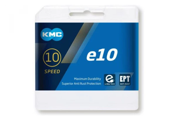 Chaine KMC E10 EPT VAE 136 Maillons Argent 4 Chaine KMC E10 EPT VAE 136 Maillons Argent – Image 2