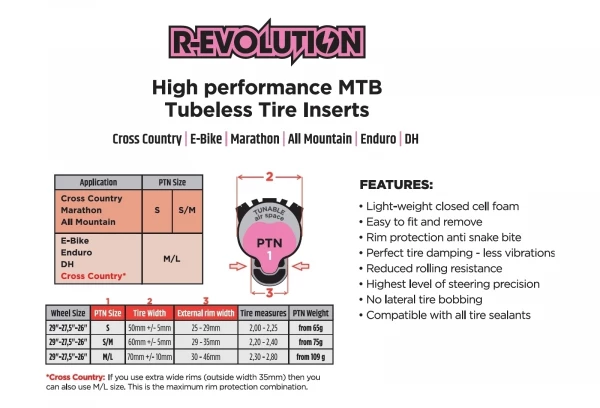 Mousse Anti-Pincement Pepi's Tire Noodle R-Evolution 29'' (Paire) 7 Mousse Anti-Pincement Pepi's Tire Noodle R-Evolution 29'' (Paire) – Image 5