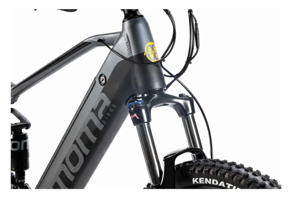Moma Bikes VTT Electrique Tout Suspendu Moma E-MTB 29'' Shimano Altus 8V Gris 10 Moma Bikes VTT Electrique Tout Suspendu Moma E-MTB 29'' Shimano Altus 8V Gris – Image 8