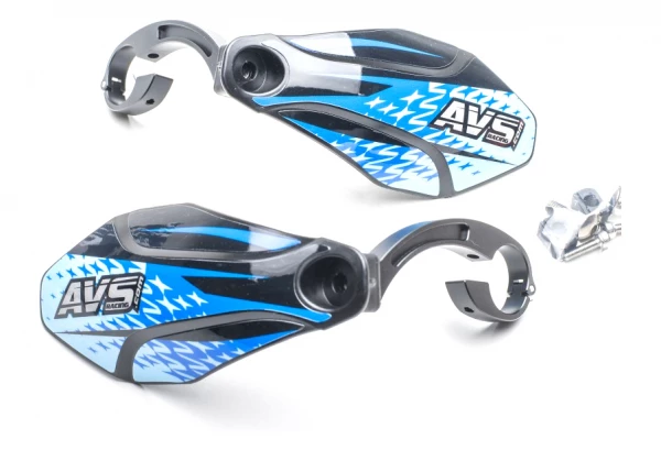 Protège Mains AVS Kit Déco Bleu/Noir 3 Protège Mains AVS Kit Déco Bleu/Noir