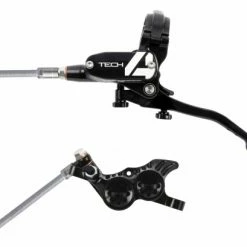 Frein Avant Hope TECH4 V4 Noir Durite Tressé Aviation