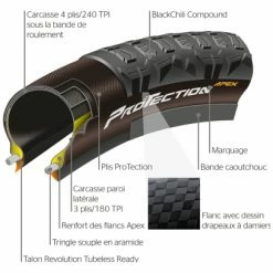 Pneu VTT Continental Trail King 27.5 Plus ProTection Apex Tubeless Ready Souple -Tout le Vélo Électrique Soldes unnamed file 1581