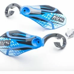 Protège Mains AVS KIT DECO (patte Alu Avec Charnière) Bleu Foncé