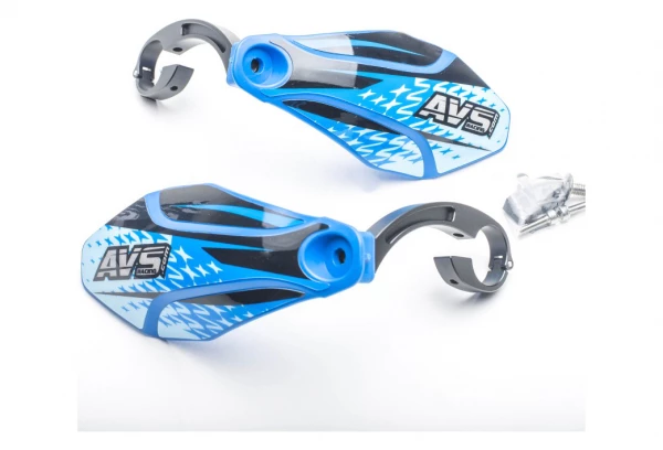 Protège Mains AVS KIT DECO (patte Alu Avec Charnière) Bleu Foncé 3 Protège Mains AVS KIT DECO (patte Alu Avec Charnière) Bleu Foncé