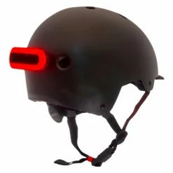 Cosmo Connected Casque Cosmo Urbain Noir + Eclairage Arrière Connecté