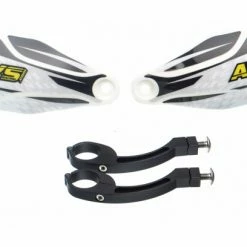 Protège Mains AVS KIT DECO (patte Alu Avec Charnière) Blanc Noir