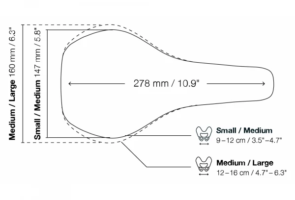 Selle Ergon SM E-Mountain Core Prime CroMo Noir Femme 8 Selle Ergon SM E-Mountain Core Prime CroMo Noir Femme – Image 6