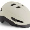 Casque Urban MET Grancorso Mat Sand Blanc Réfléchissant