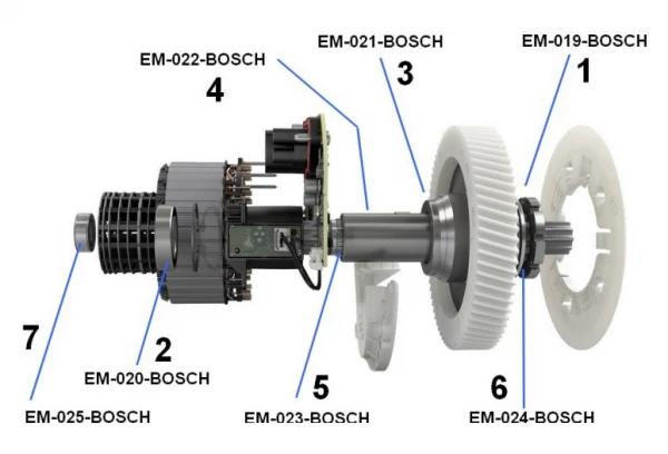 Kit Roulements + Joints Toriques Black Bearing Pour Moteur Bosch Active Line / Active Line Plus / Performance Line 4 Kit Roulements + Joints Toriques Black Bearing Pour Moteur Bosch Active Line / Active Line Plus / Performance Line – Image 2