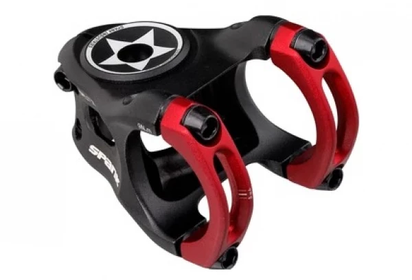 Potence Spank Split 35 0° 35 Mm Noir Rouge 3 Potence Spank Split 35 0° 35 Mm Noir Rouge