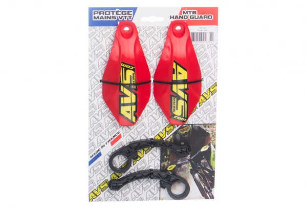 Protège Mains AVS BASIC (patte Plastique) Rouge 4 Protège Mains AVS BASIC (patte Plastique) Rouge – Image 2