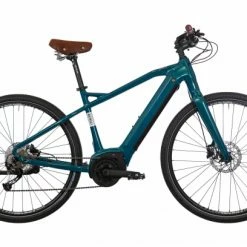 Vélo Fitness Électrique Bicyklet Gabriel Shimano Altus 9V 500 Wh 700 Mm Turquoise Metallic