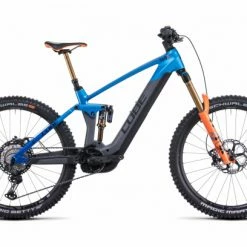 VTT Électrique Tout-Suspendu Cube Stereo Hybrid 160 HPC Actionteam 750 27.5 Shimano XT 12V 750 Wh 27.5'' Bleu Gris Actionteam 2022