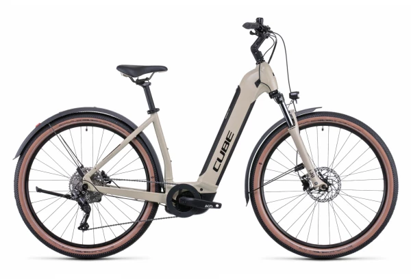 VTC Électrique Cube Nuride Hybrid Pro 625 Allroad Easy Entry Shimano Deore 10V 625 Wh 29'' Beige Desert 2022 3 VTC Électrique Cube Nuride Hybrid Pro 625 Allroad Easy Entry Shimano Deore 10V 625 Wh 29'' Beige Desert 2022