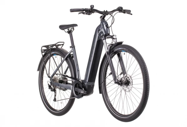 Vélo De Ville Électrique Cube Touring Hybrid One 625 Easy Entry Shimano Alivio 9V 625 Wh 700 Mm Gris Bleu 2022 Gris / Bleu 4 Vélo De Ville Électrique Cube Touring Hybrid One 625 Easy Entry Shimano Alivio 9V 625 Wh 700 Mm Gris Bleu 2022 Gris / Bleu – Image 2