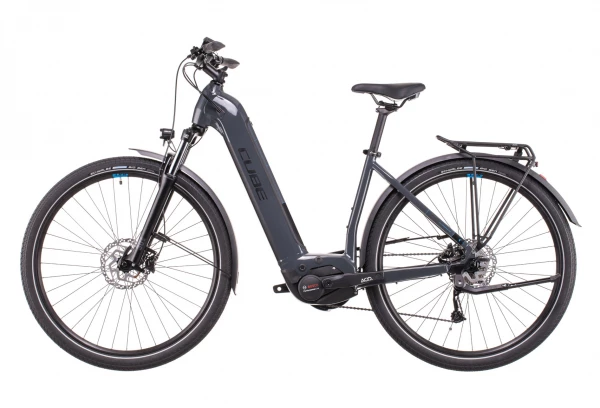 Vélo De Ville Électrique Cube Touring Hybrid One 625 Easy Entry Shimano Alivio 9V 625 Wh 700 Mm Gris Bleu 2022 Gris / Bleu 6 Vélo De Ville Électrique Cube Touring Hybrid One 625 Easy Entry Shimano Alivio 9V 625 Wh 700 Mm Gris Bleu 2022 Gris / Bleu – Image 4