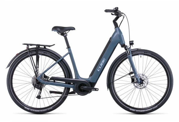 Vélo De Ville Électrique Cube Supreme Sport Hybrid One 500 Easy Entry Shimano Alivio/Altus 9V 500 Wh 700 Mm Gris Bleu 2022 3 Vélo De Ville Électrique Cube Supreme Sport Hybrid One 500 Easy Entry Shimano Alivio/Altus 9V 500 Wh 700 Mm Gris Bleu 2022