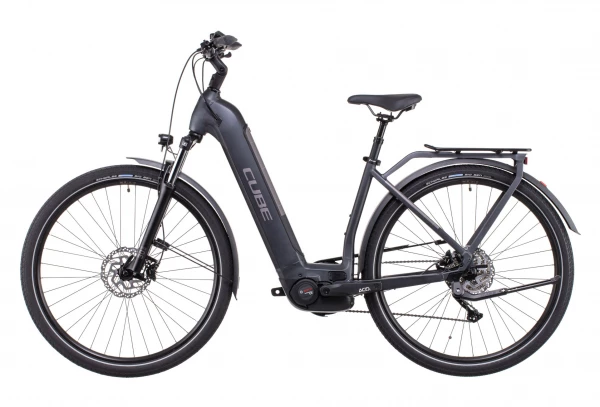Vélo De Ville Électrique Cube Kathmandu Hybrid One 625 Easy Entry Shimano Deore 10V 625 Wh 700 Mm Gris Teak 2022 6 Vélo De Ville Électrique Cube Kathmandu Hybrid One 625 Easy Entry Shimano Deore 10V 625 Wh 700 Mm Gris Teak 2022 – Image 4