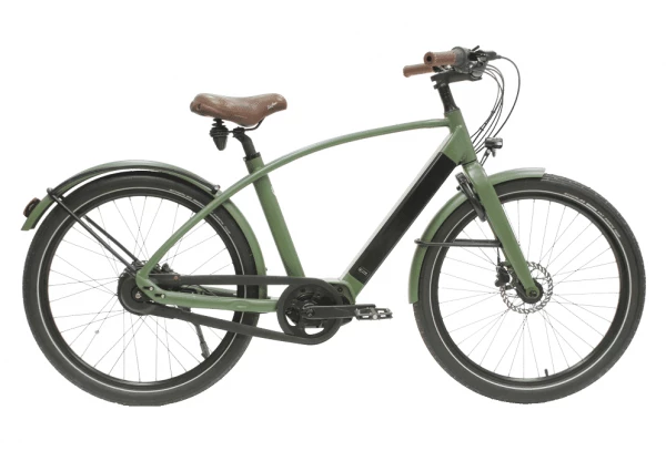 Vélo De Ville Électrique Reine Bike Cadre Haut Enviolo City CT 504Wh 26'' Vert Khaki 2022 Bleu 3 Vélo De Ville Électrique Reine Bike Cadre Haut Enviolo City CT 504Wh 26'' Vert Khaki 2022 Bleu