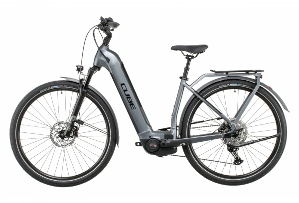 Vélo De Ville Électrique Cube Kathmandu Hybrid Pro 625 Easy Entry Shimano Deore 11V 625 Wh 700 Mm Gris Flash 2022 6 Vélo De Ville Électrique Cube Kathmandu Hybrid Pro 625 Easy Entry Shimano Deore 11V 625 Wh 700 Mm Gris Flash 2022 – Image 4