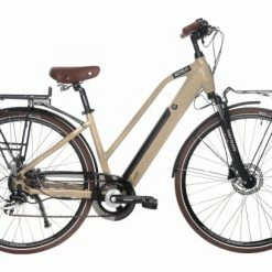 Produit Reconditionné - Vélo De Ville Électrique Bicyklet Camille Shimano Acera/Altus 8V 504 Wh 700 Mm Beige Ivoire