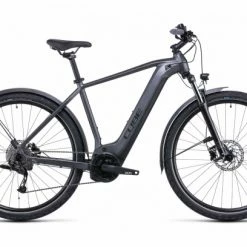 VTC Électrique Cube Nuride Hybrid Performance 500 Allroad Shimano Alivio 9V 500 Wh 700 Mm Gris Graphite 2022