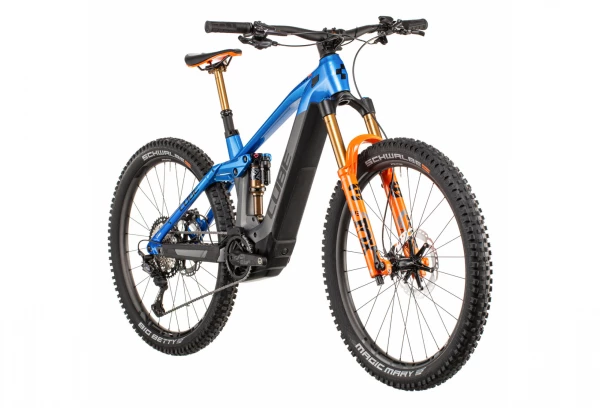 VTT Électrique Tout-Suspendu Cube Stereo Hybrid 140 HPC Actionteam 625 27.5 Shimano XT 12V 625 Wh 27.5'' Bleu Gris Actionteam 2022 4 VTT Électrique Tout-Suspendu Cube Stereo Hybrid 140 HPC Actionteam 625 27.5 Shimano XT 12V 625 Wh 27.5'' Bleu Gris Actionteam 2022 – Image 2