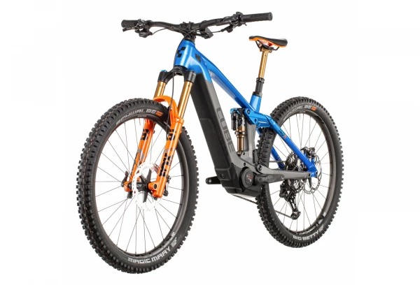 VTT Électrique Tout-Suspendu Cube Stereo Hybrid 140 HPC Actionteam 625 27.5 Shimano XT 12V 625 Wh 27.5'' Bleu Gris Actionteam 2022 5 VTT Électrique Tout-Suspendu Cube Stereo Hybrid 140 HPC Actionteam 625 27.5 Shimano XT 12V 625 Wh 27.5'' Bleu Gris Actionteam 2022 – Image 3