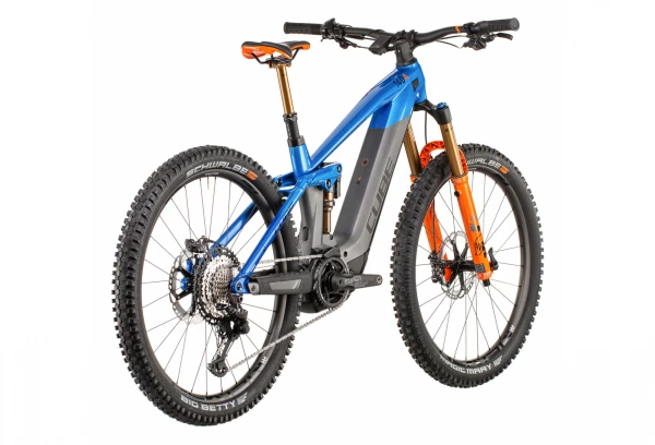 VTT Électrique Tout-Suspendu Cube Stereo Hybrid 140 HPC Actionteam 625 27.5 Shimano XT 12V 625 Wh 27.5'' Bleu Gris Actionteam 2022 8 VTT Électrique Tout-Suspendu Cube Stereo Hybrid 140 HPC Actionteam 625 27.5 Shimano XT 12V 625 Wh 27.5'' Bleu Gris Actionteam 2022 – Image 6
