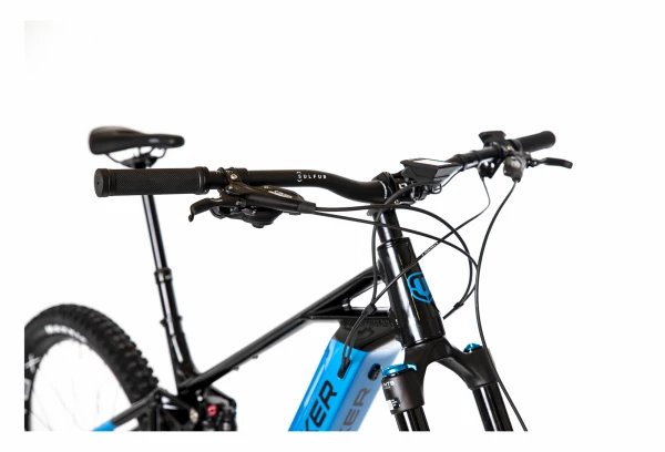 VTT Électrique Tout-Suspendu Mondraker Crafty SE Sram GX/NX Eagle 12V 625 Wh 29'' Noir Bleu 2022 10 VTT Électrique Tout-Suspendu Mondraker Crafty SE Sram GX/NX Eagle 12V 625 Wh 29'' Noir Bleu 2022 – Image 8