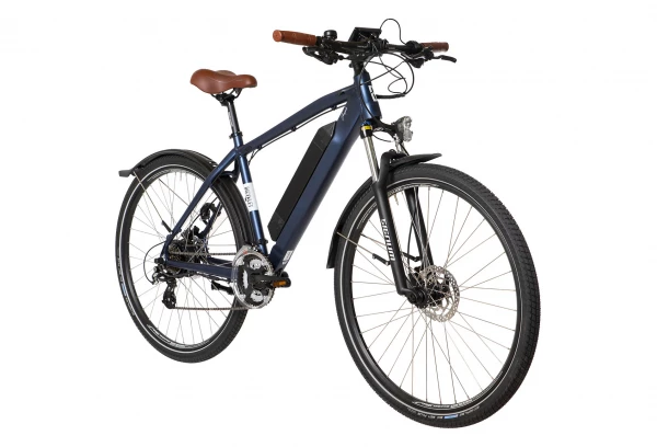 VTC Électrique Bicyklet Joseph Shimano Altus 7V 417 Wh 700 Mm Bleu 4 VTC Électrique Bicyklet Joseph Shimano Altus 7V 417 Wh 700 Mm Bleu – Image 2