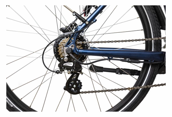 VTC Électrique Bicyklet Joseph Shimano Altus 7V 417 Wh 700 Mm Bleu 5 VTC Électrique Bicyklet Joseph Shimano Altus 7V 417 Wh 700 Mm Bleu – Image 3