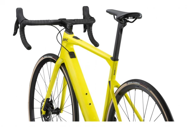Vélo De Route Électrique BMC Roadmachine AMP Two Sram Rival ETap AXS 12V 350 Wh 700 Mm Jaune Lime 2023 5 Vélo De Route Électrique BMC Roadmachine AMP Two Sram Rival ETap AXS 12V 350 Wh 700 Mm Jaune Lime 2023 – Image 3