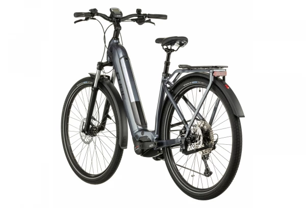 Vélo De Ville Électrique Cube Touring Hybrid Pro 625 Easy Entry Shimano Deore 11V 625 Wh 700 Mm Gris Metallic 2022 7 Vélo De Ville Électrique Cube Touring Hybrid Pro 625 Easy Entry Shimano Deore 11V 625 Wh 700 Mm Gris Metallic 2022 – Image 5