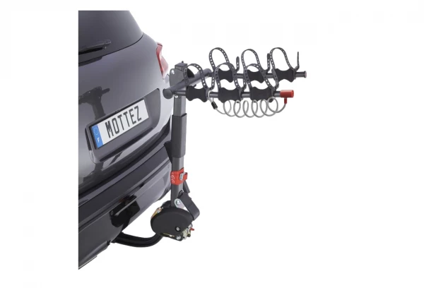 Porte-Vélo Sur Boule D'Attelage Rabattable Mottez Hercule 3 Elec - 3 Vélos 3 Porte-Vélo Sur Boule D'Attelage Rabattable Mottez Hercule 3 Elec - 3 Vélos