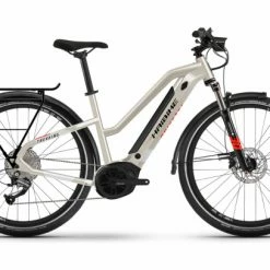 VTC Électrique Haibike Trekking 4 Mid Shimano Alivio/Altus 9V 500 Wh 27.5'' Beige Desert 2022