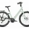 Moustache Bikes Vélo De Ville Électrique Moustache Lundi 27.1 Shimano Deore 10V 400 Wh 27.5'' Vert Pastel 2021