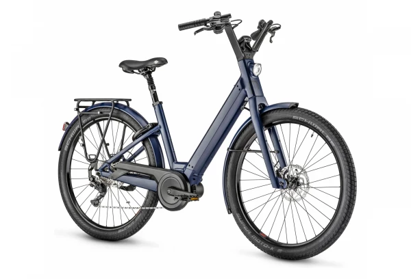 Vélo De Ville Électrique Moustache Bikes Lundi 27.3 Shimano Deore 10V 27.5'' 500 Wh Bleu Minuit 2021 4 Vélo De Ville Électrique Moustache Bikes Lundi 27.3 Shimano Deore 10V 27.5'' 500 Wh Bleu Minuit 2021 – Image 2