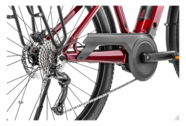 Moustache Bikes VTC Électrique Moustache Samedi 27 Xroad 2 Shimano Altus 9V 500 Wh 700 Mm Rouge 2022 8 Moustache Bikes VTC Électrique Moustache Samedi 27 Xroad 2 Shimano Altus 9V 500 Wh 700 Mm Rouge 2022 – Image 6