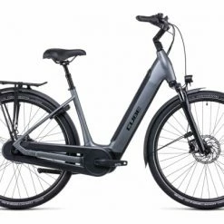 Vélo De Ville Électrique Cube Supreme Hybrid Pro 500 Easy Entry Shimano Nexus 8V 500 Wh 700 Mm Gris Flash 2022