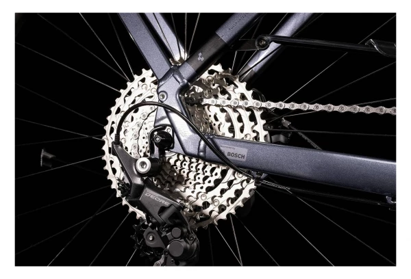 Vélo De Ville Électrique Cube Touring Hybrid Pro 500 Shimano Deore 11V 500 Wh 700 Mm Gris Metallic 2022 10 Vélo De Ville Électrique Cube Touring Hybrid Pro 500 Shimano Deore 11V 500 Wh 700 Mm Gris Metallic 2022 – Image 8