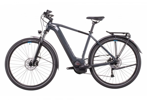 Vélo De Ville Électrique Cube Touring Hybrid One 400 Shimano Alivio 9V 400 Wh 700 Mm Gris Bleu 2022 6 Vélo De Ville Électrique Cube Touring Hybrid One 400 Shimano Alivio 9V 400 Wh 700 Mm Gris Bleu 2022 – Image 4