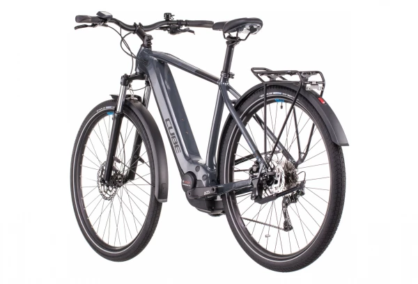 Vélo De Ville Électrique Cube Touring Hybrid One 400 Shimano Alivio 9V 400 Wh 700 Mm Gris Bleu 2022 7 Vélo De Ville Électrique Cube Touring Hybrid One 400 Shimano Alivio 9V 400 Wh 700 Mm Gris Bleu 2022 – Image 5