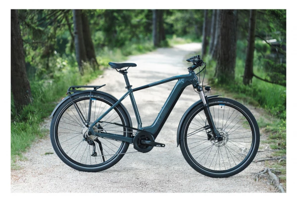 Vélo De Ville Électrique Cube Touring Hybrid One 400 Shimano Alivio 9V 400 Wh 700 Mm Gris Bleu 2022 12 Vélo De Ville Électrique Cube Touring Hybrid One 400 Shimano Alivio 9V 400 Wh 700 Mm Gris Bleu 2022 – Image 10