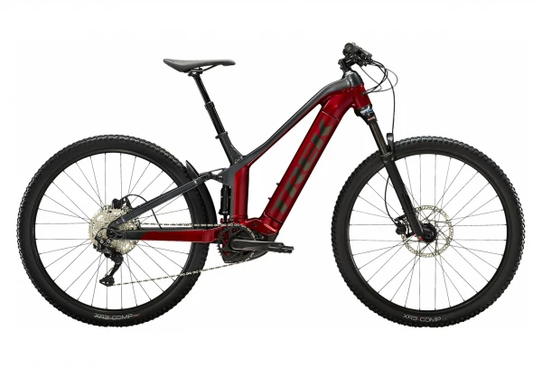 VTT Électrique Tout-Suspendu Trek Powerfly FS 4 500 Shimano Deore 10V 500Wh Crimson / Lithium Grey 2022 Rouge / Gris 3 VTT Électrique Tout-Suspendu Trek Powerfly FS 4 500 Shimano Deore 10V 500Wh Crimson / Lithium Grey 2022 Rouge / Gris