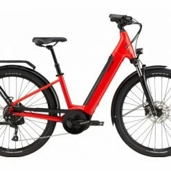 Vélo De Ville Électrique Cannondale Adventure Neo 3 EQ 650b Shimano 9V 400Wh Rally Red