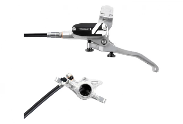 Frein Avant Hope Tech 4 X2 Argent / Noir Durite Standard 3 Frein Avant Hope Tech 4 X2 Argent / Noir Durite Standard