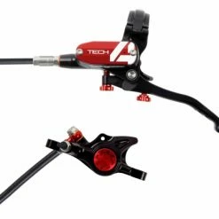 Frein Arrière Hope Tech 4 X2 Noir / Rouge Durite Standard