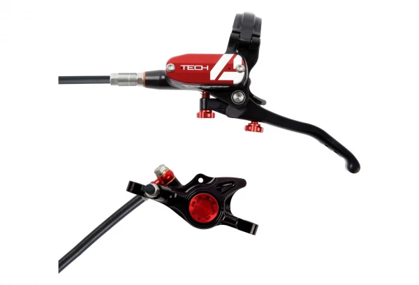 Frein Arrière Hope Tech 4 X2 Noir / Rouge Durite Standard 3 Frein Arrière Hope Tech 4 X2 Noir / Rouge Durite Standard